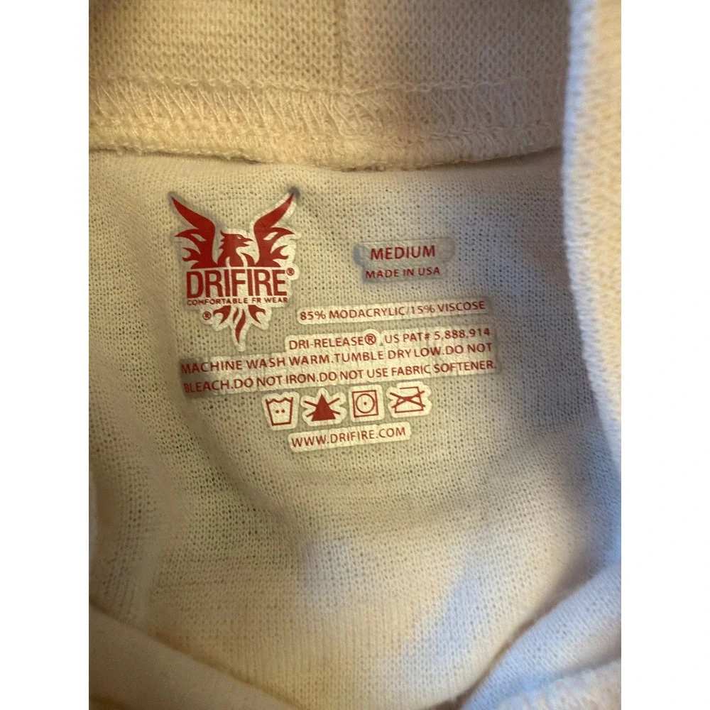 DRIFIRE comfortable FR wear long sleeve mock neck‎ thermal shirt medium